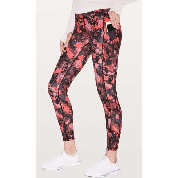Lululemon Speed Up Tight 28" Inseam Pattern Multi-sz 6 - Picture 4 of 9